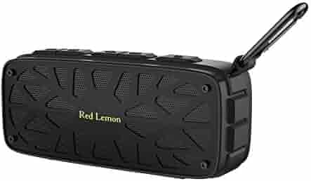 Red Lemon Thunder L600 True Wireless(TWS) 6W Portable Outdoor Bluetooth Speaker with Mic–Deep Black