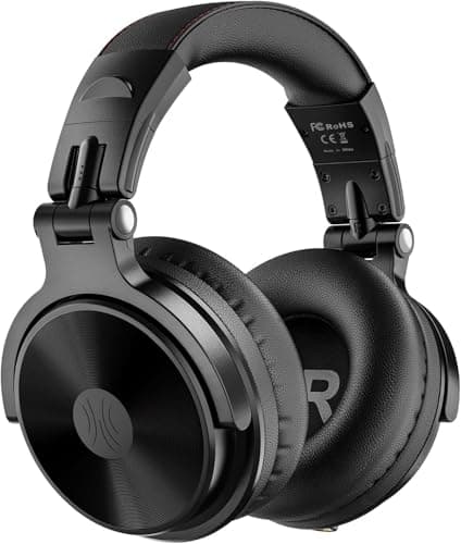OneOdio Bluetooth Over Ear Headphones - Wireless/Wired 110 Hrs Stereo Sound Bluetooth Foldable Headsets with Deep Bass 50mm Neodymium Drivers for PC/P...