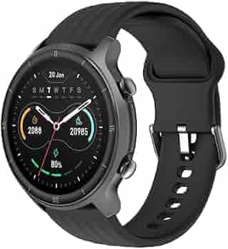 Noise Agile Smartwatch with 1.28" Full Touch Display, Blood Oxygen (Spo2) Monitoring, 24x7 Heart Rate Monitor, Stress Monitor, 14 Sports Modes, 5ATM Waterproof (Robust Black)