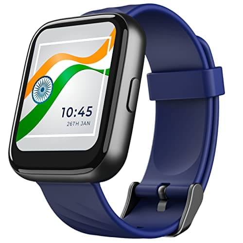 (Renewed) boAt Wave Pro47 Made in India Smartwatch with 1.69" HD Display, Fast Charging, Live Cricket Scores, 24H Heart Rate & SpO2 Monitoring, Health Ecosystem & 7 Days Battery Life(Deep Blue)