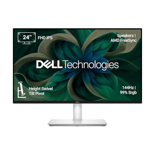 Dell S2425HSM 24"/60.45cm FHD Monitor, 144Hz Refresh Rate, IPS Panel, 1ms Response, Flicker-free, Contrast 1500:1, 2xHDMI, Built-in 6W Dual Speakers, ...