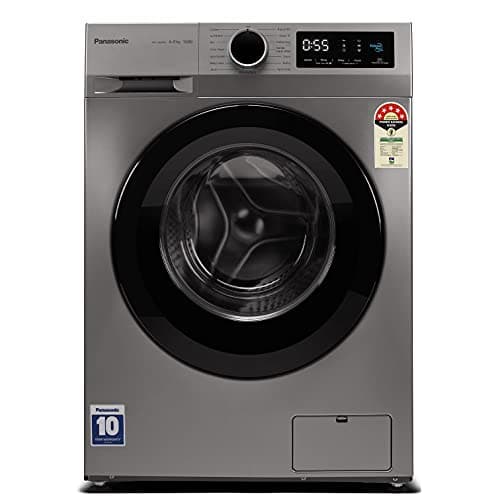 Panasonic 6 kg 5 Star Fully Automatic Front Loading Washing Machine (NA-106MB3L01, Grey)