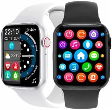 Latest i7 Pro Max Bluetooth Calling Smart Watch with All Notifications Fitness Tracker Heart Monitor New Series 7 Men & Women Smart Watch (Black)