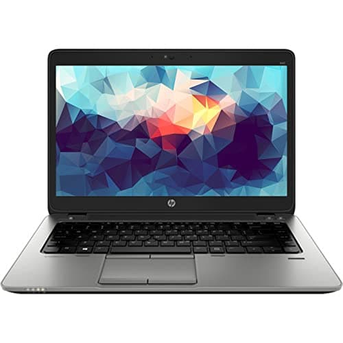 (Renewed) HP EliteBook 840 G2 Core i5 5th Gen, 8 GB RAM, 256 GB SSD, 14" HD Thin and Light Laptop, Windows 10 Pro, MS Office, Integrated Graphics, Black
