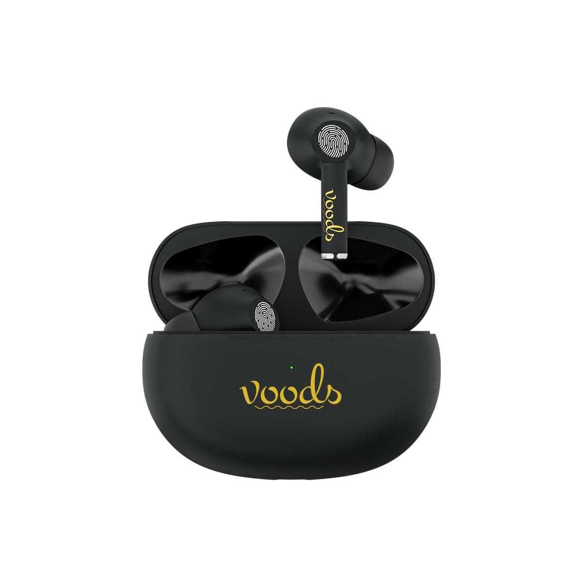 Voods Airbuds Pro in Ear True Wireless Earbuds with Active Noise Cancellation, Up to 70H Playtime, 10mm Drivers, Quad Mic with ENC, Fast Charge in 10 ...