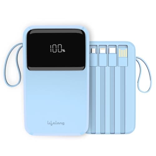 Lifelong ZenCharge 20000 mAh 22.5 W Compact Pocket Size Power Bank with 6 Input/Output Port (Blue, Lithium Polymer, Fast Charging, Quick Charge 3.0 fo...