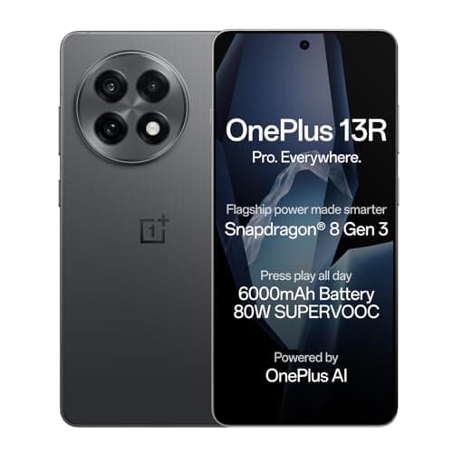OnePlus 13R | Smarter with OnePlus AI (16GB RAM, 512GB Storage Nebula Noir)