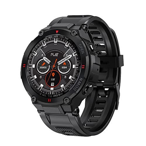 World Of PLAY PLAYFIT Strength; Full Touch IPS Display; Bluetooth Calling; 2W EBEL Watch Speaker; Multiple Exercise Modes; 24-Hour Heart Rate Monitor; IPX67 Water Protection (Galaxy Black), One Size