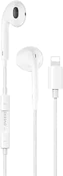 DUDAO X14+ Premium Lightning Headset New Tuning Hole Earplug Design Stereo 14mm with Hi-Fi HD Audio Noise Canceling with Built-in Mic & Vol Control Co...