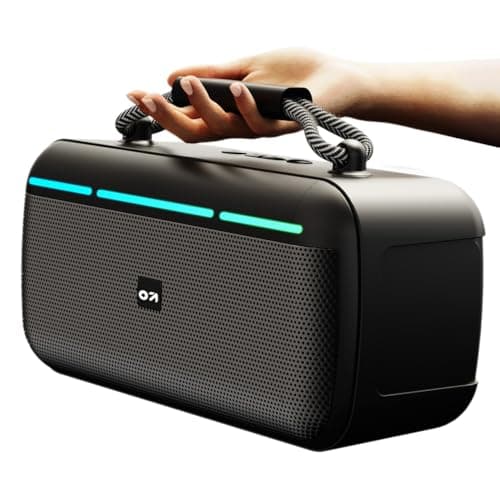 GOBOULT Newly Launched Bassbox Q20 Bluetooth Speaker with 20 Watt BoomX Audio, Up to 8Hrs Playtime, Type-C Charging, AUX/TF Card/USB Compatible, BTv 5...