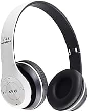 iCall P47 Headphones Gaming Bluetooth Wireless Folding Headset Over Ear Eardphone with Mic Active Noise Cancellation Over ...