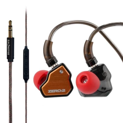 Concept Kart 7Hz x Crinacle Zero 2 in Ear Monitor, Updated 10mm Dynamic Driver IEM, Wired Earbuds Earphones, Gaming Earbuds, with OFC IEM Cable for Mu...