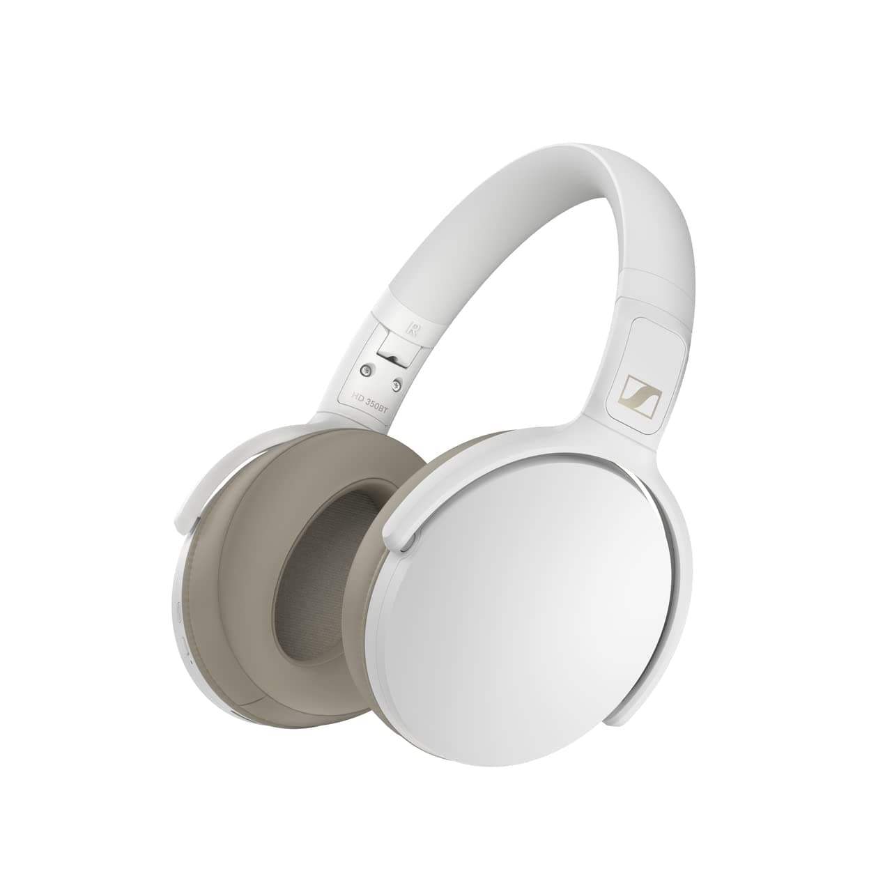 Sennheiser HD 350BT Wireless Bluetooth Over The Ear Headphone with Mic (White)