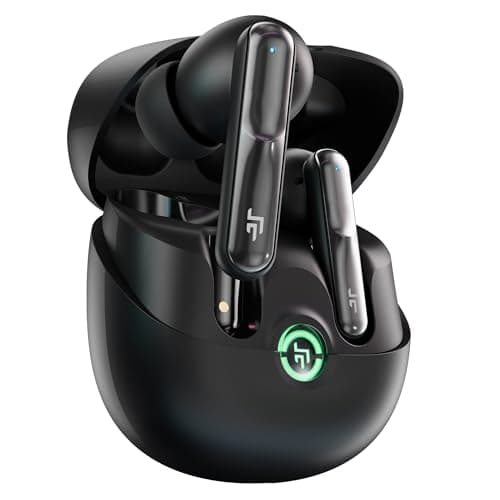 CrossBeats Sonic 3 TWS Ear Buds 30dB Hybrid ANC Bluetooth Earphones 40ms Low Latency Gaming Buds with Quad Mics 60hr Playtime13mm Graphene Drivers IPX...