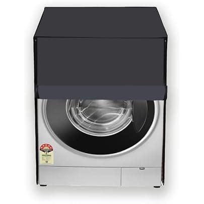 Amodori Waterproof front load washing machine cover Compatible for IFB 8 Kg Fully Automatic, Senator WSS Solid Grey print