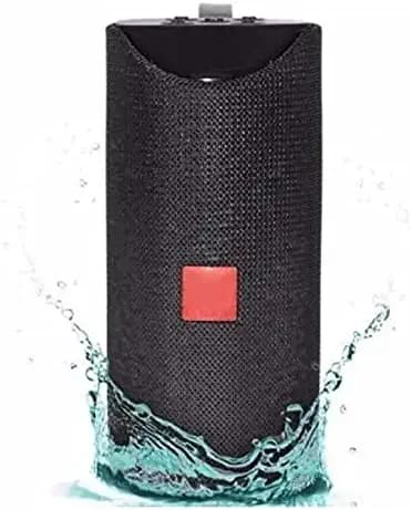 SHRIHIT TG-113 Super Bass Wireless Bluetooth Portable Speaker |Splash Proof with AUX FM SD Card USB and Compatible with All Bluetooth Devices (Black)