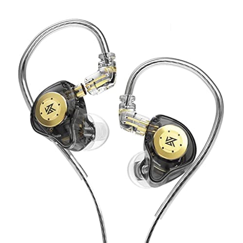 KZ EDX Pro IEM Earphone, HiFi Stereo Special Dual Magnetic Circuit Dynamic Driver Resin Inlay Metal Process in-Ear Monitors Earbuds with 5N OFC 2Pin D...