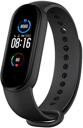 Xiaomi Mi Smart Band 5 (2020) 1.1" AMOLED Color Screen, IP68 Waterproof Wristband BT 5.0 Fitness, Sleep, 24/7 Heart Rate, Sports, Swimming, Health Tracker (Global Model, Black)
