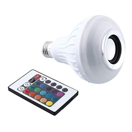 Drumstone (Special 3 Year Warranty Led Music Bulb Super Bass Splashproof Wireless Bluetooth Speaker Best Sound Quality Playing with Mobile/Tablet/Laptop/AUX/Memory Card/Pan Drive/FM