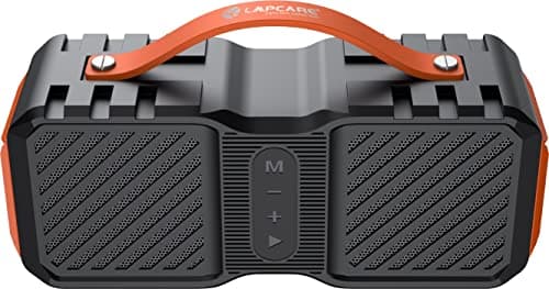 Lapcare Storm LBS-999 Bluetooth 24 Watt Portable Speaker, 10 Hours Playtime, Wireless Speaker, Micro SD Option, FM, Aux Port and in-Built Mic - Black