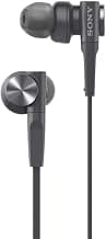 (Renewed) Sony MDR-XB55 Extra-Bass in-Ear Headphones (Black)