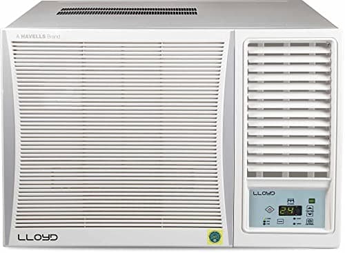 Havells-Lloyd 1.5 Ton 5 Star Window AC (100% Copper, 2023 Model, White with Silver Deco Strip, GLW18C5XWGMR)
