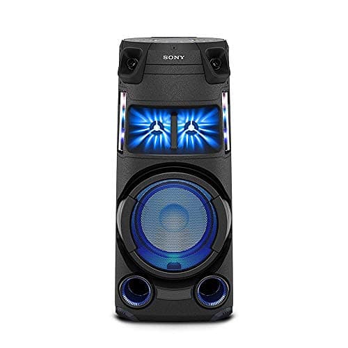 (Renewed) Sony MHC-V43D High Power Party Speaker with Bluetooth Technology (Karaoke,Gesture Control, Party Light) - Black