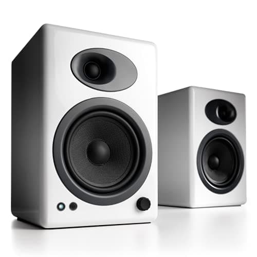 Audioengine A5+ Premium Powered Wired Speaker Pair (White)