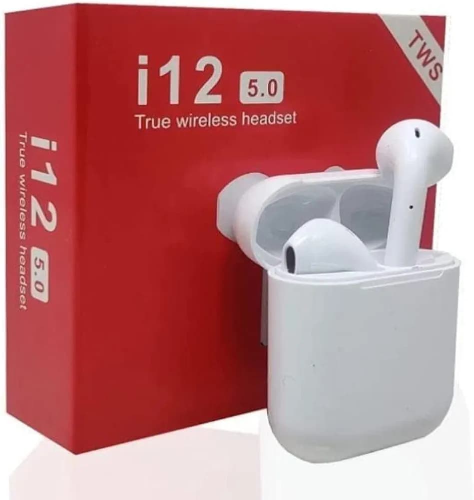 ROYAL RANGE i12 Bluetooth Ear Buds Bluetooth Headset in Ear Earbuds with Mic Touch Sensor with and High Bass Level