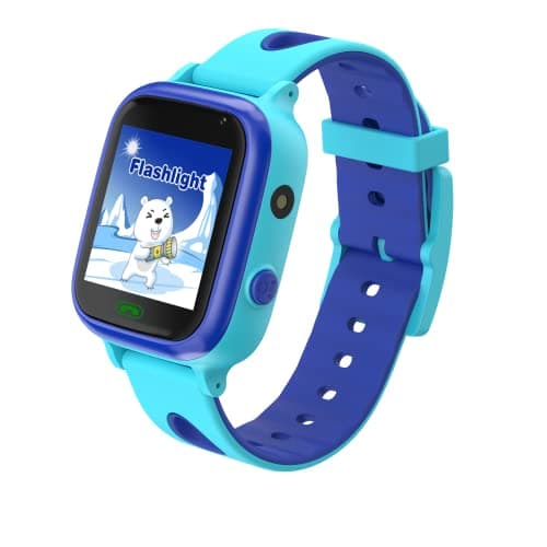 sekyo ZS1 Phone Watch|Smartwatch for Kids|Boys|Girls|Voice Call|SOS|2G|Location Tracking|Voice Chat|Geo-Fencing|Remote Monitoring|Camear|Safety Watch (Blue)