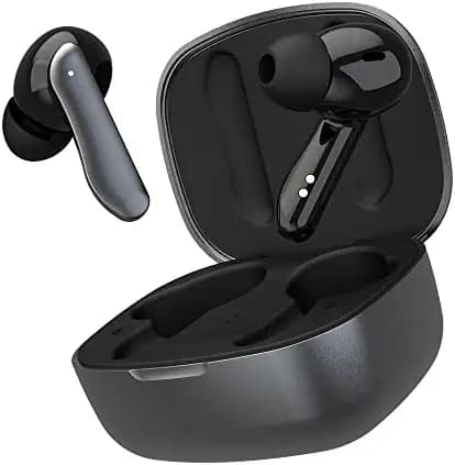 LANDMARK LM BH132 in-Ear True Wireless Earbuds (TWS) with Bass Sound, Bluetooth 5.0, 30Hrs Playtime, Passive Noise Cancellation, Single Touch Controls & Voice Assistance with Built-in Mic (Black)