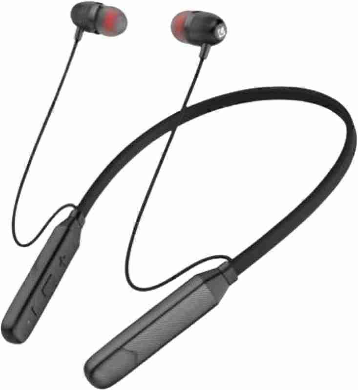 U&I Lollipop Series Uinb-6930,Type-C-Charging Support Neckband 16 Hours Playtime Bluetooth Headset (Black, in The Ear)