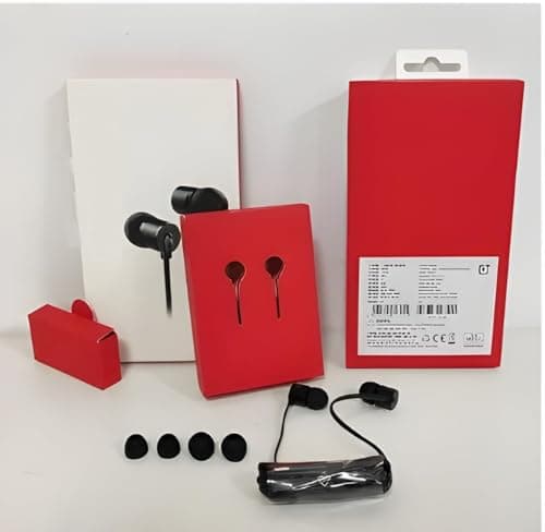 Original Type-C Wired Earphone Compatible with OnePlus Smartphones and All Other Smartphones with Type C Port Stereo Sound with Mic (Black)