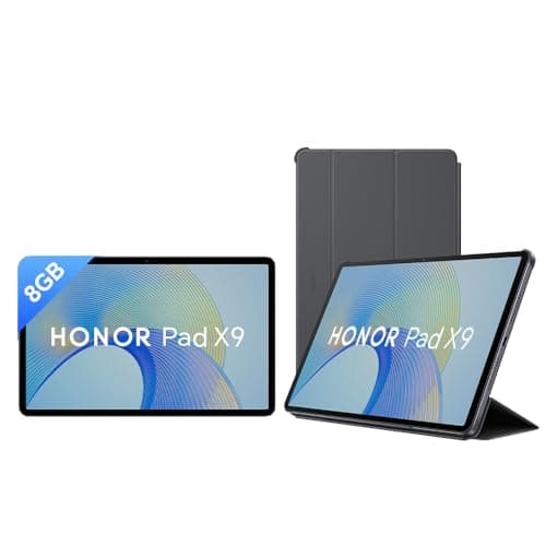 HONOR Pad X9 with Free Flip-Cover 11.5-inch (29.21 cm) 120 Hz 2K Display, Snapdragon 685, 13GB (8GB+5GB RAM Turbo), 128GB Storage, 6 Speakers, Up-to 1...