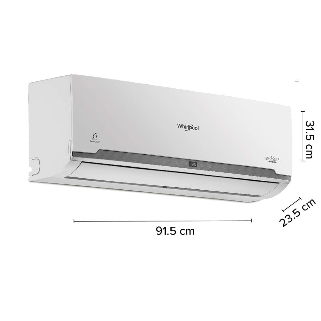 Whirlpool 1.5 Ton 3 Star Inverter Split AC (Copper, 1.5T MAGICOOL ELITE PRO 3S COPPER INVERTER, White) Air Conditioners