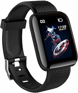 Smart Watch ID116 for Touchscreen Smart Watch, Screen, Pedometer, Sedentary Reminder, Sleep Monitor, Instant Notification, Anti-Lost, for Android & iO
