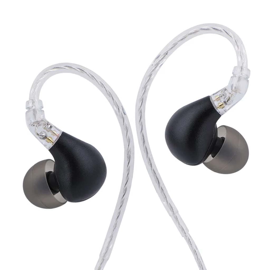 Concept Kart BLON BL03 II IEM with Mic, 10mm Carbon Diaphragm Dynamic Driver for Hi-Res Audio, Silver Plated Oxygen-Free Copper Cable, Wired HiFi IEM ...
