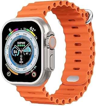 Aarvi T-800 Ultra Series Biggest Display Smart Watch with Bluetooth Calling, Voice Assistant &123 Sports Modes, 8 Unique UI Interactions, SpO2, 24/7 H...