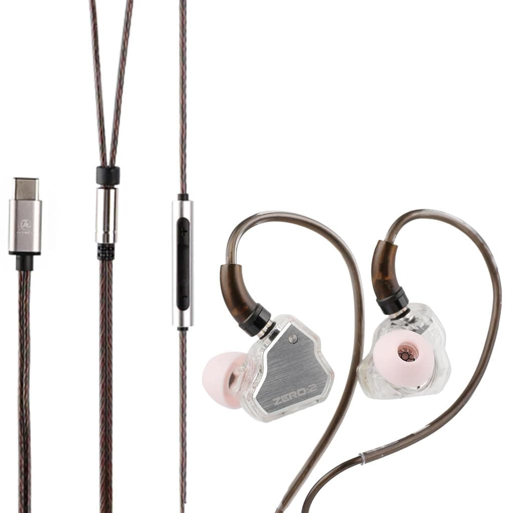 Concept Kart 7Hz x Crinacle Zero 2 in Ear Monitor, Updated 10mm Dynamic Driver IEM, Wired Earbuds Earphones, Gaming Earbuds, with OFC IEM Cable for Mu...