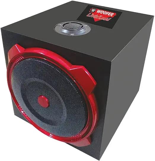 TARGET TT-MS-116 HI-FI Sound Multimedia Speaker 10" x2 NOS with TWEETERS 80 WATTS RMS