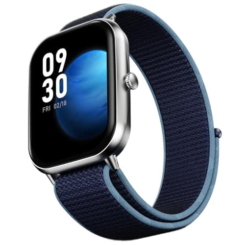 Newly Launched Ninja Call Pro Max Nyluxe Smart Watch 2.01 inch Display, Bluetooth Calling, 120+ Sports Modes, Health Suite, Voice Assistance (Cyan)