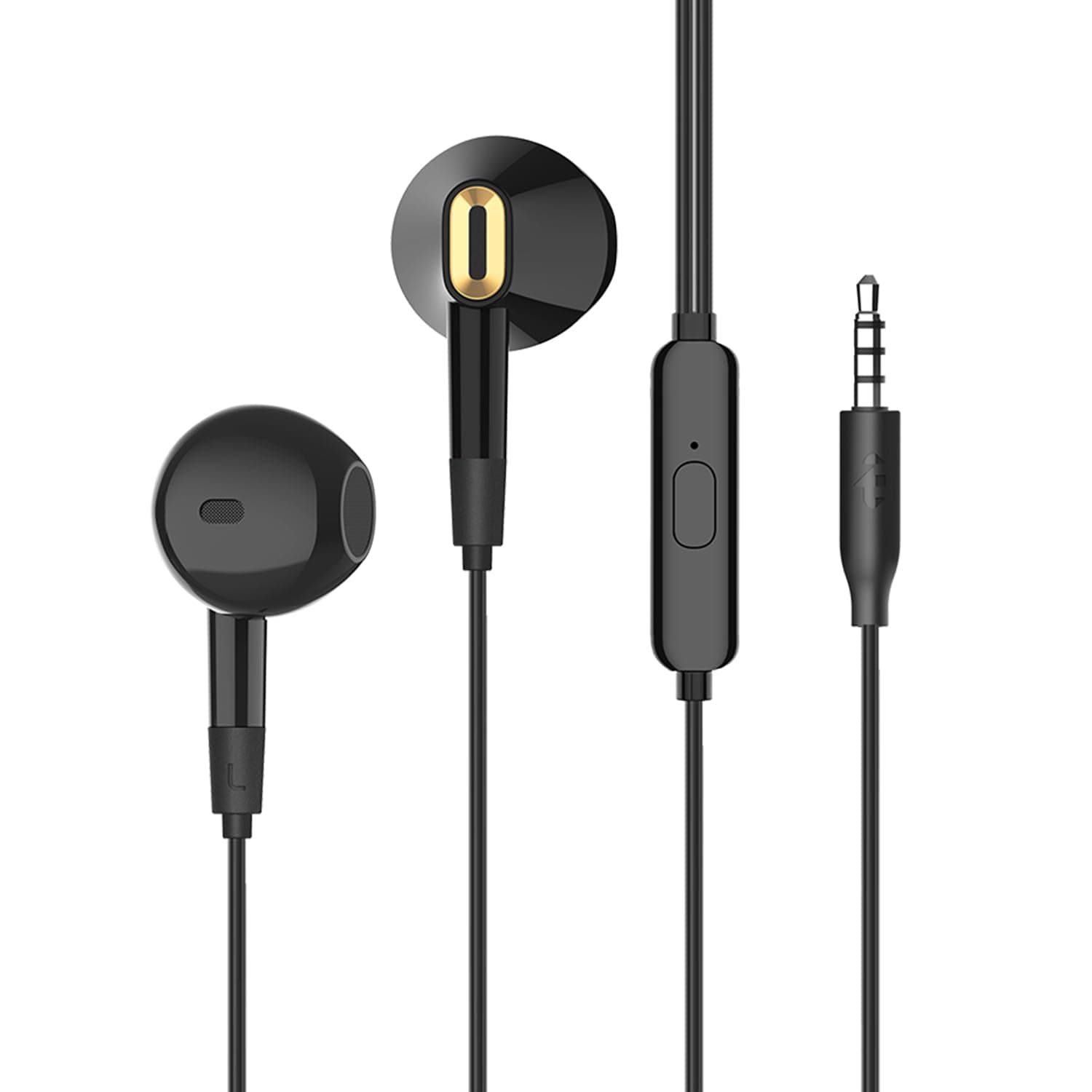 itel IEP14 Wired Earphones with 14.2mm Driver, in-Line Microphone, Built-in Music & Call Controls, Fast Charge (10min = 120min) Playback, Comfortable ...