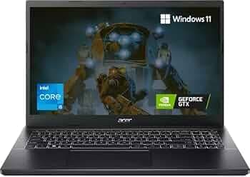 Acer Aspire 7 Core i5-1240P 12th Gen - (16 GB/512 GB SSD/Windows 11 Home/4 GB Graphics/NVIDIA GeForce GTX 1650) A715-5G/ A715-51G Gaming Laptop (15.6 ...