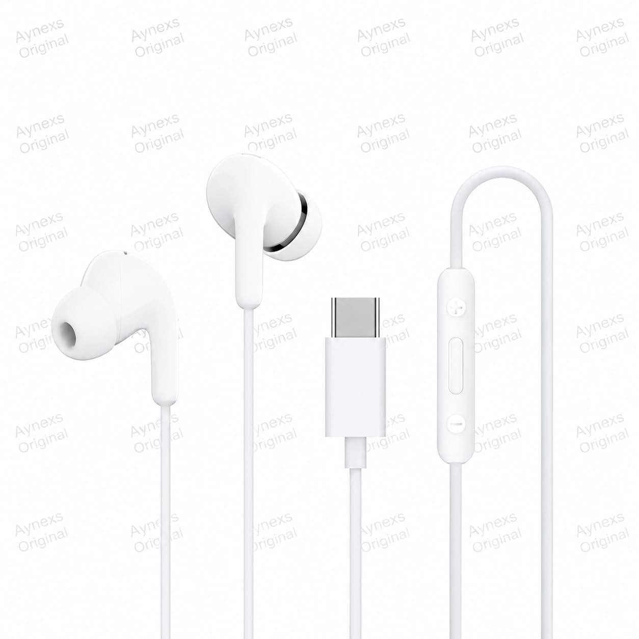 Type-C Wired in-Ear Earphones Compatible for Xiaomi Redmi Note Series & Mi Phones, 12.4mm Dynamic Drivers, HD Microphone, IP54 Dust & Water Resistant ...