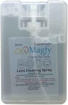 iMagfy Pocket Lens Cleaner Spray Kit Eyeglass| India Made | Safe for All Lenses,Camera, Mobile, Laptop and Displays/Screens | 20ml of 3 pack with Fabr...
