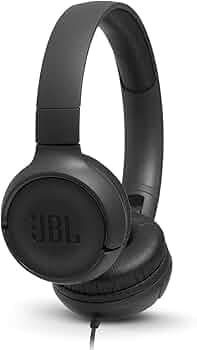 JBL TUNE 500 - Wired On-Ear Headphones - Black