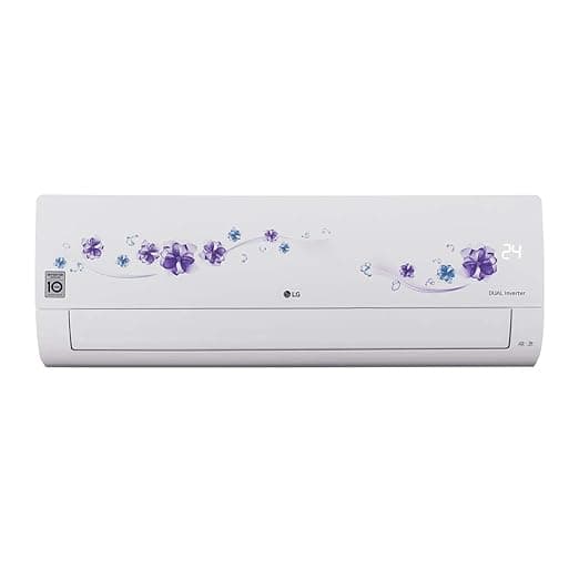 LG 1.5 Ton 5 Star Inverter Split AC (Copper KS-Q18FNZD Floral White) Air Conditioners
