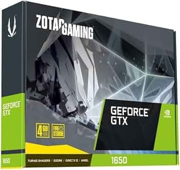 ZOTAC Gaming GEFORCE GTX1650 Dual Fan 4GB GDDR6