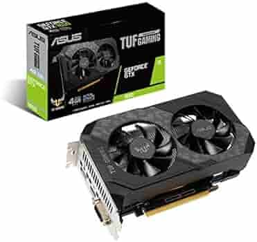 ASUS TUF Gaming GeForce GTX 1650 4GB GDDR6 RAM Non LHR Graphic Card 128 Bit 896 CUDA Cores Dual Fan 3 Years Warranty 4K PC Computer Gaming Video Editing Mining (TUF-GTX1650-4GD6-P-GAMING)