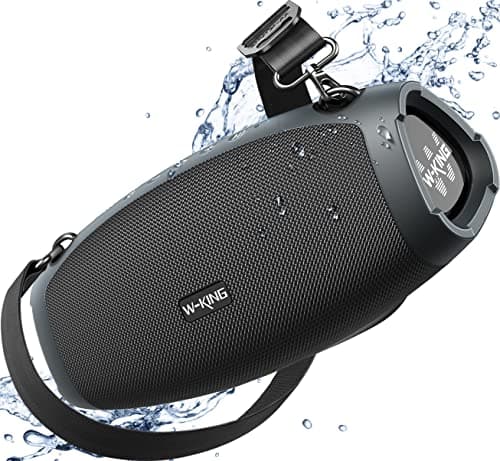 W-KING Portable Bluetooth Speaker Wireless,120W Max IPX6 Waterproof Outdoor Loudest Speaker Party Boombox,Triple Passive Radiators-70W Omnidirectional...